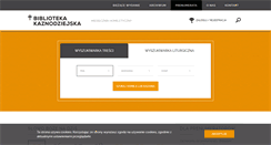 Desktop Screenshot of bkaznodziejska.pl